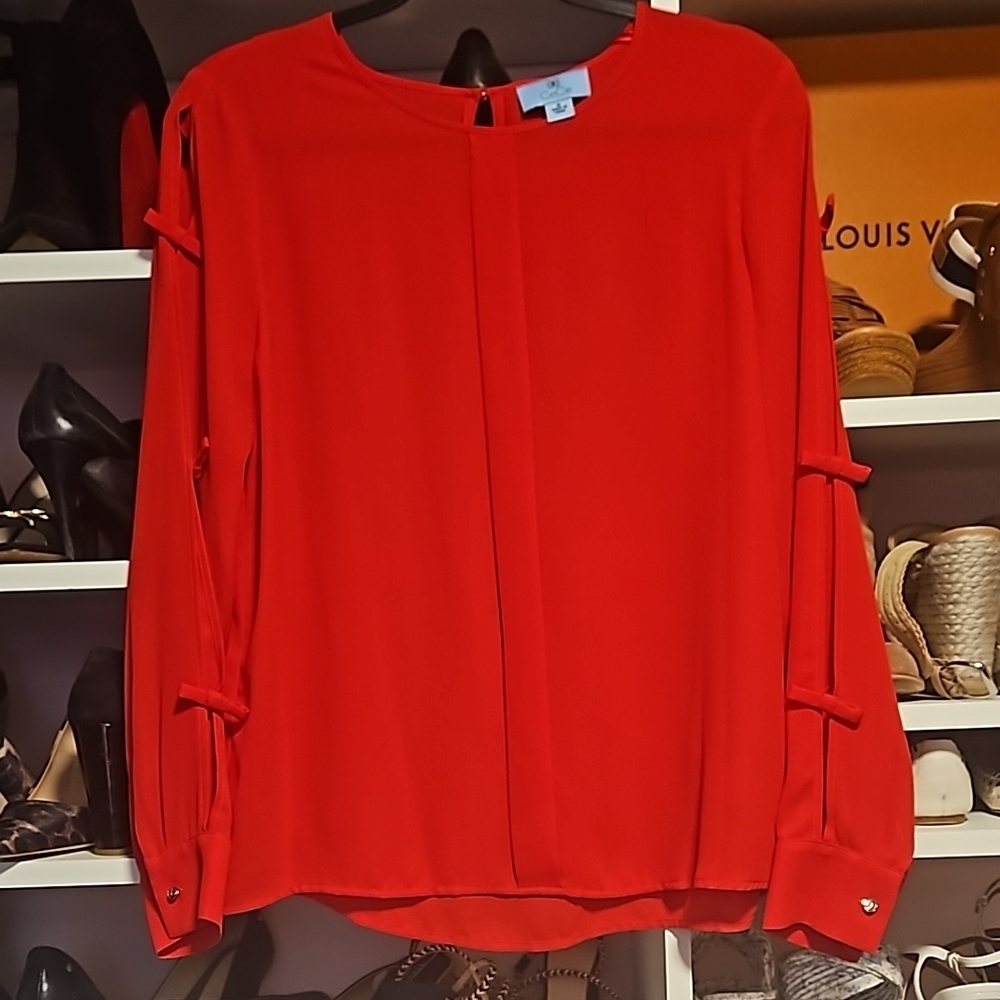 CeCe Bow Sleeve Blouse